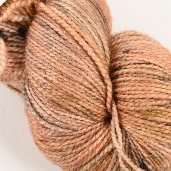 Kim Dyes Yarn Napoleon Sock Merino Silk Blend Hand Dyed Clay Earth - Picture 2 of 3